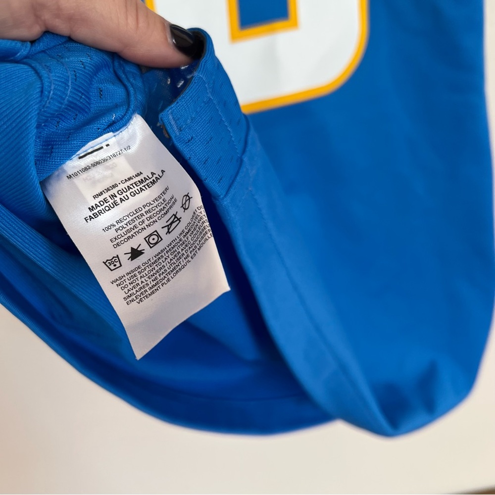 Los Angeles Chargers Justin Herbert Nike Royal Alternate Game Jersey - Picture 6 of 6